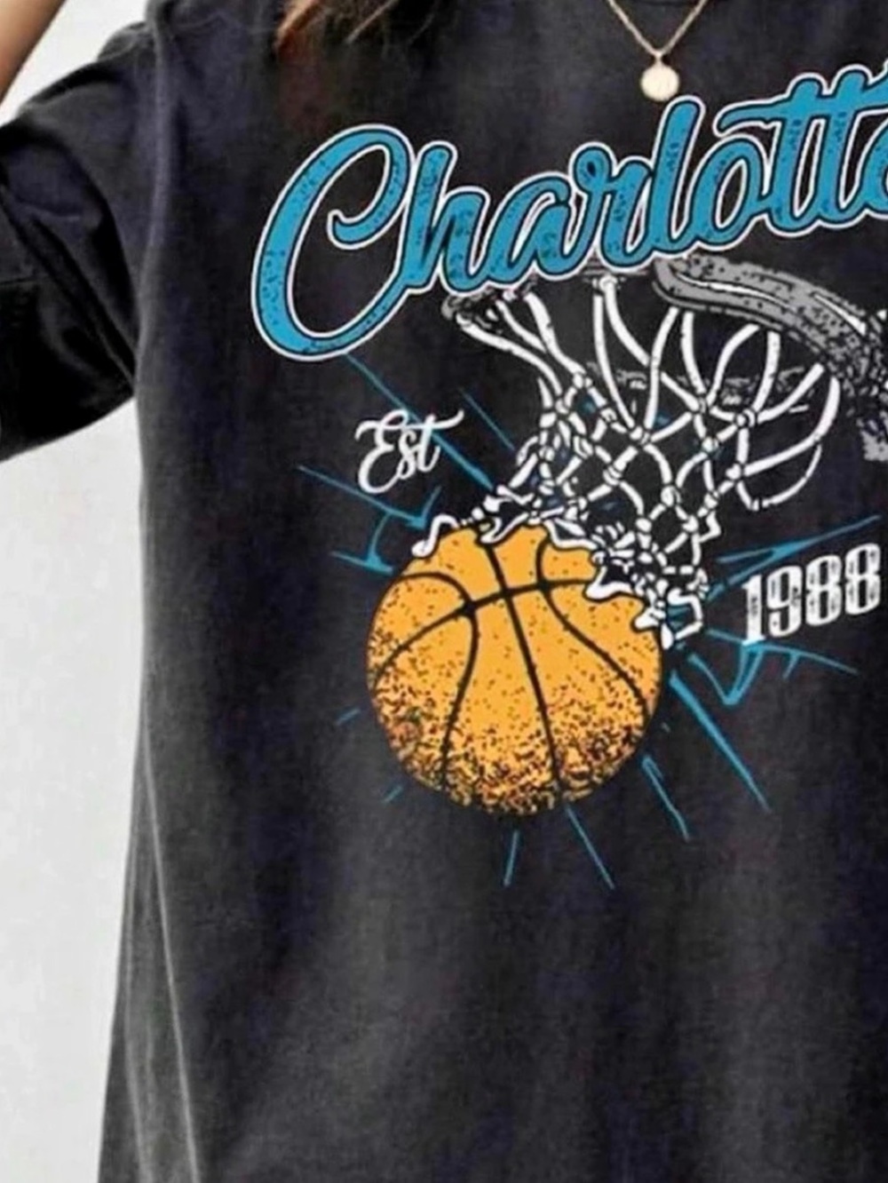 NBA hornets t shirt
